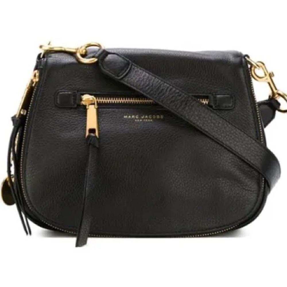 Marc Jacobs Casual Nomad Black Leather Purse in Great Condition,Adjustable Strap